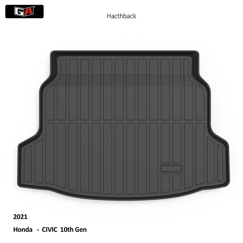 2025 High Quality Car Floor Mat Easy Clean Car Rear Trunk Mat Use For Honda Civic 10th Generation 20