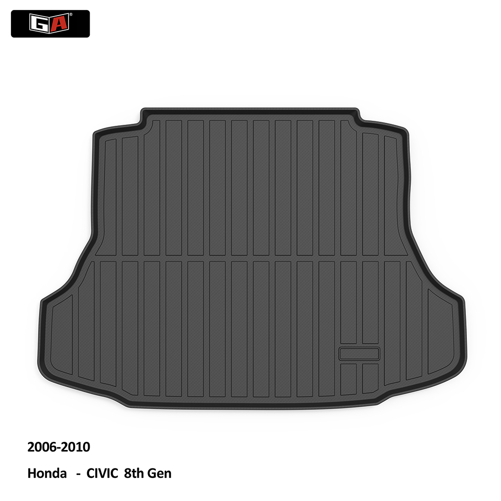 Wear Resistance Car Cargo Trunk Mat Perfect Fit  Use for Honda Civic 8th Generation 2006-2010