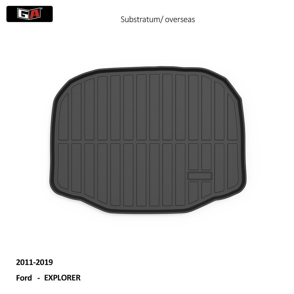 GA Custom Durable Trunk Mat Rear Cargo Boot Liner Mat Use for Ford EXPLORER 2011-2019