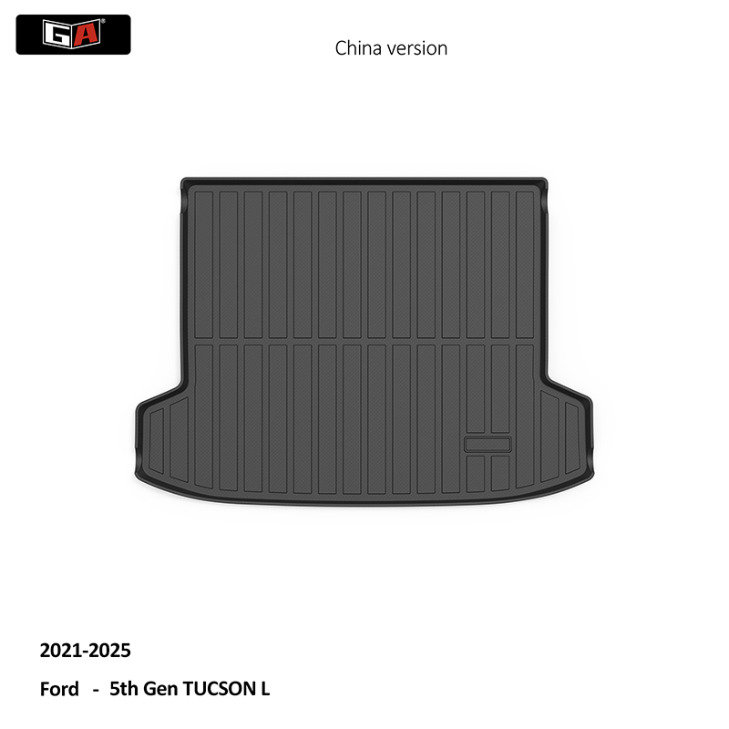 Trunk Mat Compatible With  Durable TPE Rear Storage Mat Trunk Liner Cargo Liner for Hyundai 5th Gen 