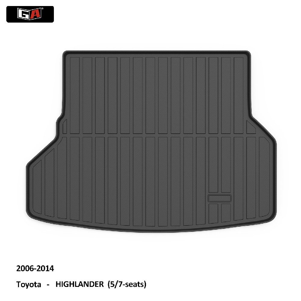 High Quality Non Slip 3D Cargo Liner Car Trunk Mat Use for Toyota HIGHLANDER