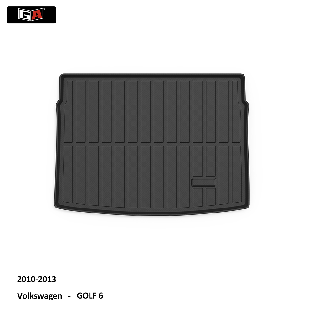 New Custom Size Auto Rear Boot Liner for Volkswagen GOLF 6 Durable Car Carpet Trunk Mat