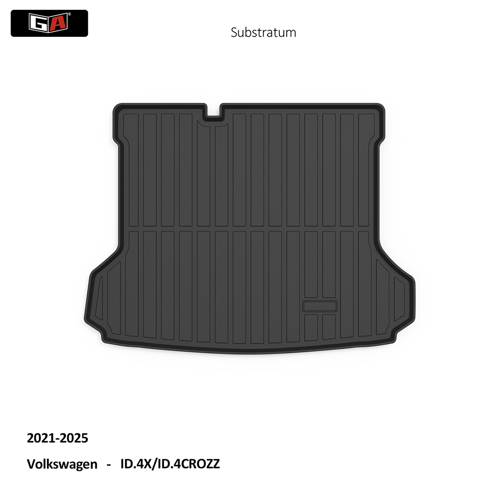 Car Trunk Mat Waterproof Tray Car Trunk  Anti-Fouling Mat for Volkswagen ID.4X/ID.4CROZZ