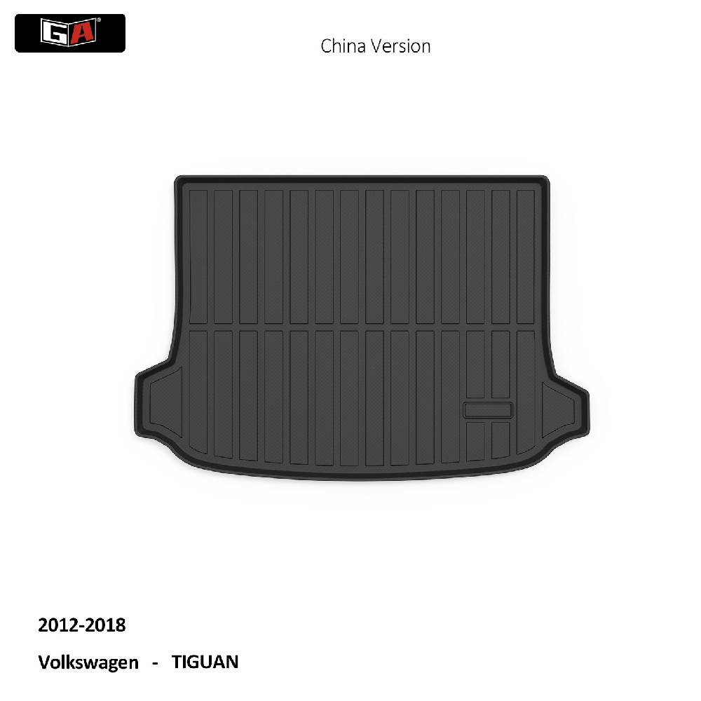 All Weather Non-Slip 3D Rear Cargo Liner Car Trunk Mat for Volkswagen TIGUAN