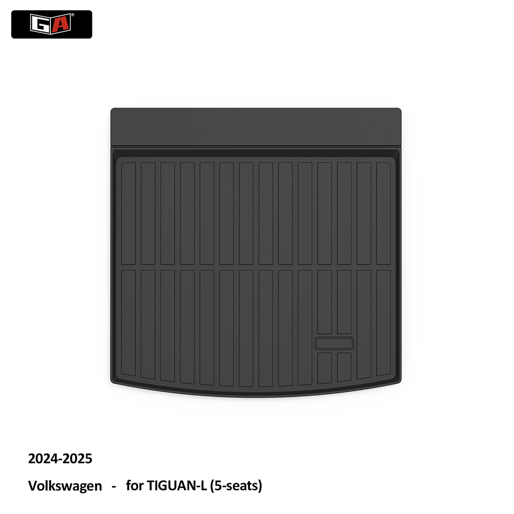 Innovative Hight Quality Car Mats Black Car Carpet Mats for  Volkswagen TIGUAN-L Cargo Liner