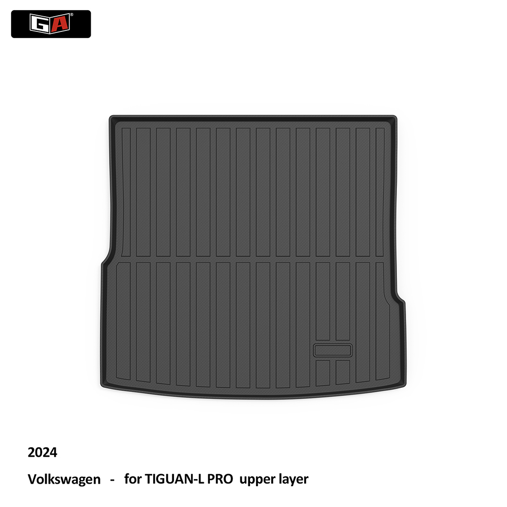 Premium Quality Car Trunk Mat Cargo Liner Universal Fit Volkswagen for TIGUAN-L PRO  upper layer