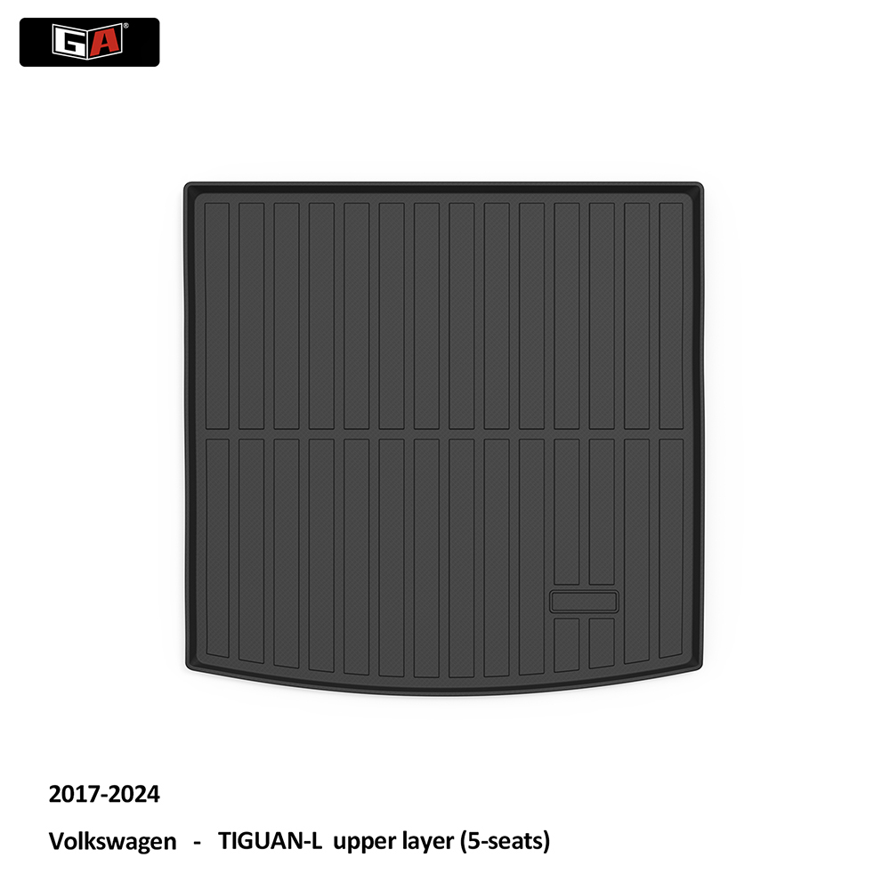 GA Factory Price 3d Tpe Cargo Liner Waterproof Car Floor Mats Anti Slip for Volkswagen TIGUAN-L     