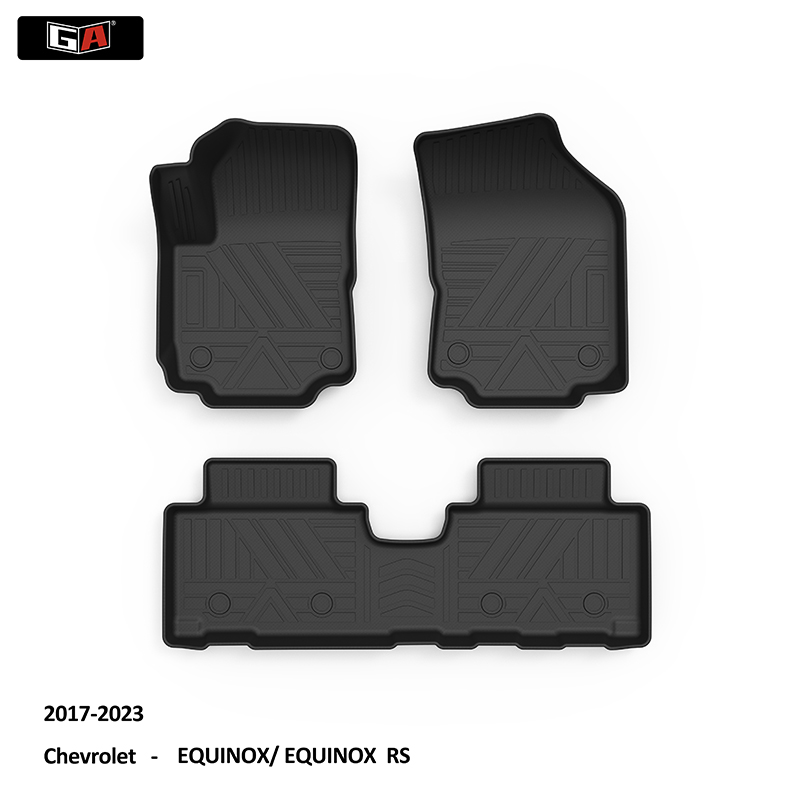 TPE Car Floor Mats  Waterproof Foot Pad Anti Slip Car Mats Car Accessories for Chevrolet