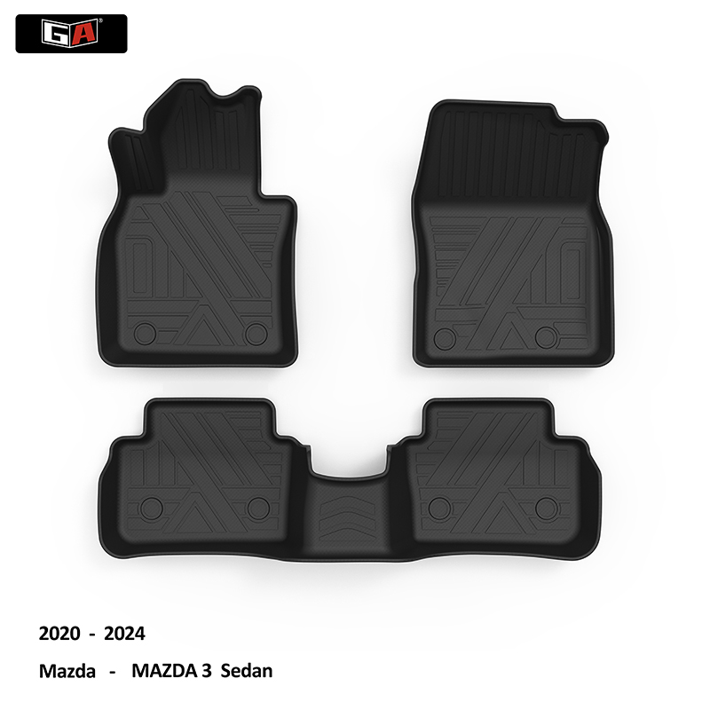 Professional Manufacturer TPE Car Floor Mat Custom 3D Car Mats for Mazda MAZDA