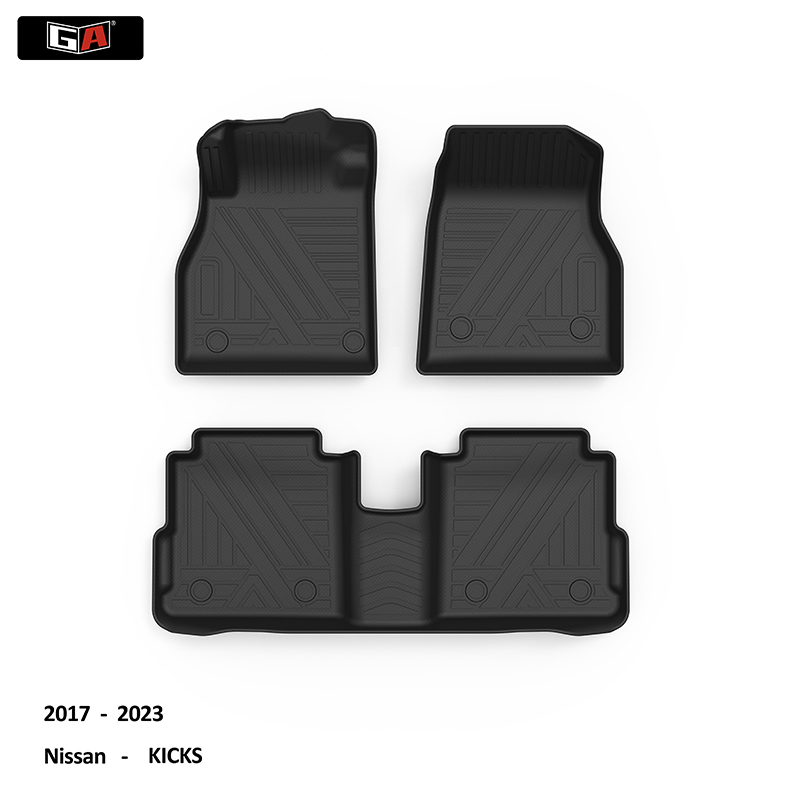 Wear-Resistant 3D TPE Car Floor Mats Luxurious Anti-Slip Car Mats for Nissan