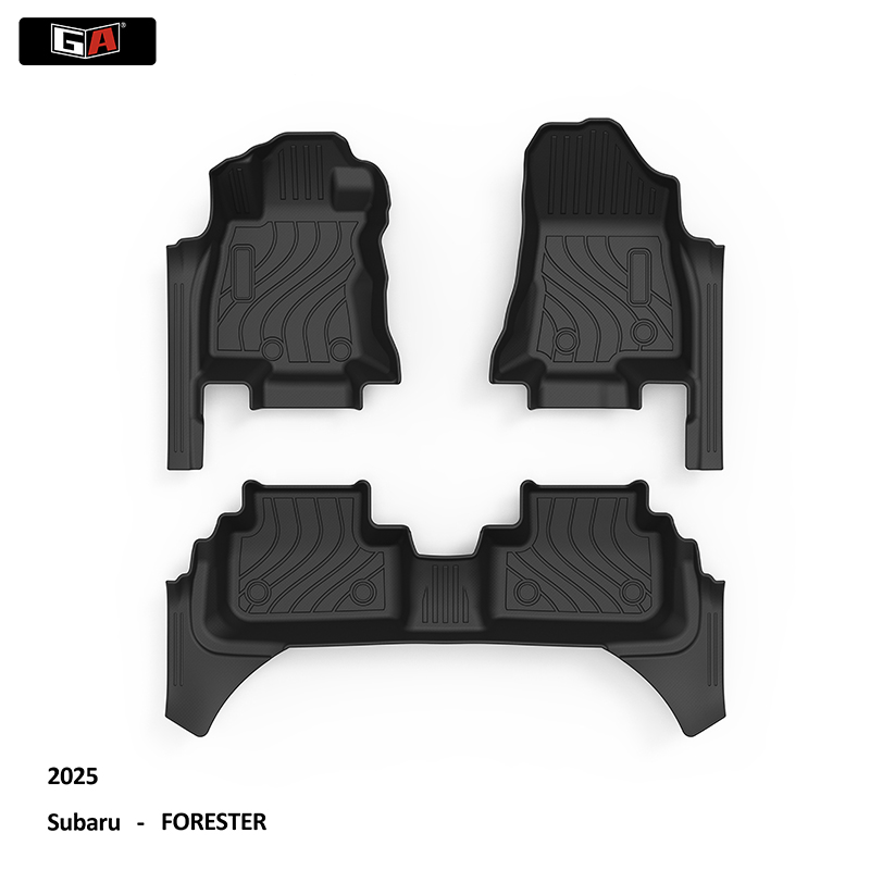 Perfect Fitment Car Floor Mats Non Skid 3D TPE Car Mats for Subaru