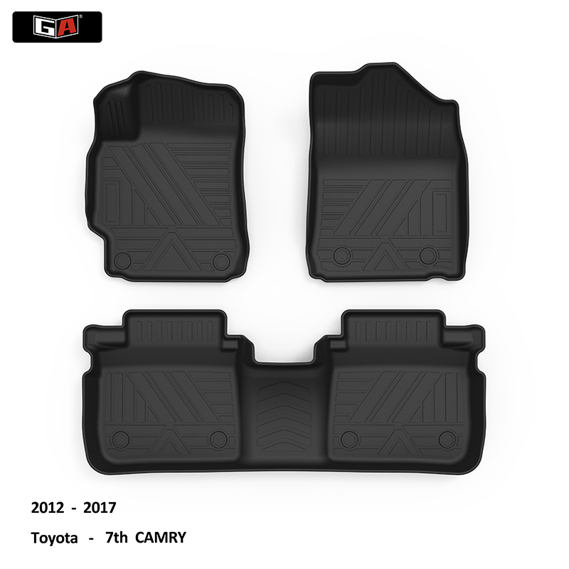 Hot Sale 3D TPE Car Mats  Accessories  Universal Floor Mats Use for Toyota CAMRY 7th Car Foot Mats