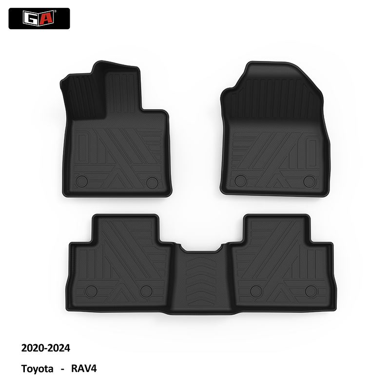 GA Factory High Quality Durable Waterproof 3D  TPE Car Floor Mats for Toyota