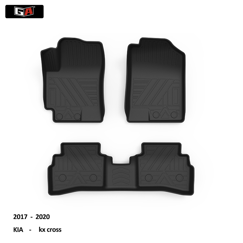 GA Good Price All Weather Protection Auto Pads Waterproof 3D TPE Car Floor Mats for KIA