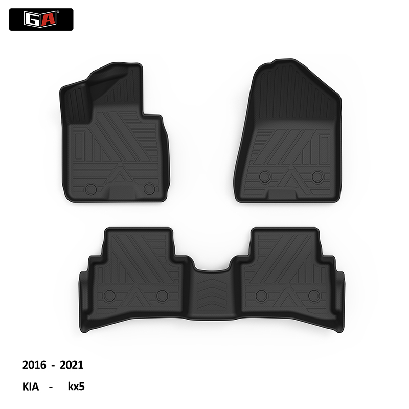 Hot Price 3D TPE 3 Pieces Car Floor Mat All Weather Car Carpet for KIA Auto Interior Mat
