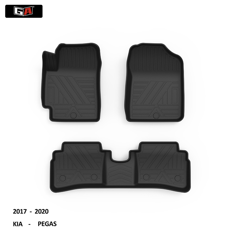 Car Accessories Car Mat for KIA TPE Waterproof Universal Interior Car Foot Pad