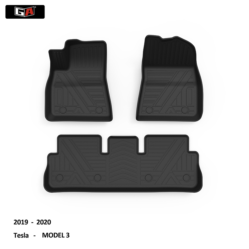 Custom 3D Car Floor Mat for Tesla Auto Rug Carpet Accessories Foot Mat