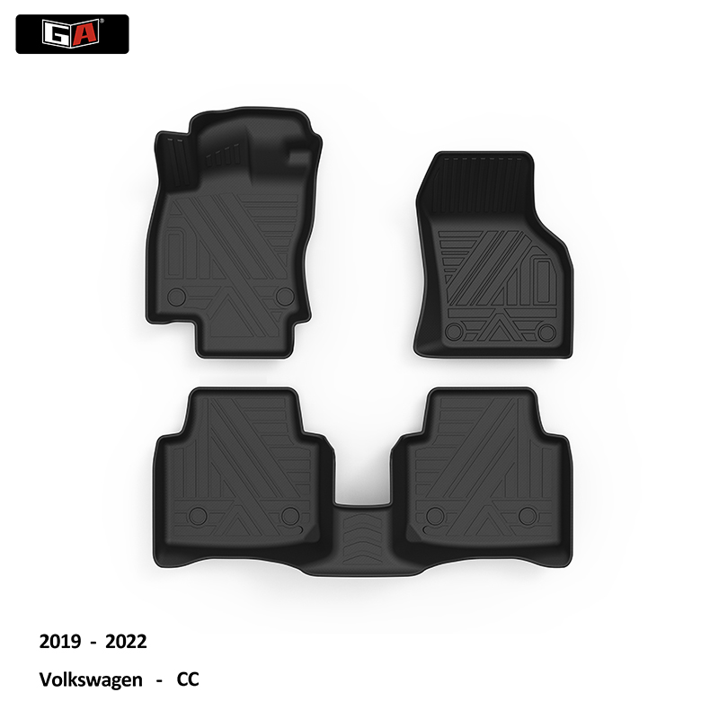 GA Specifically Designed TPE Car Floor Mat for Volkswagen CC 2019-2022 Car Mat