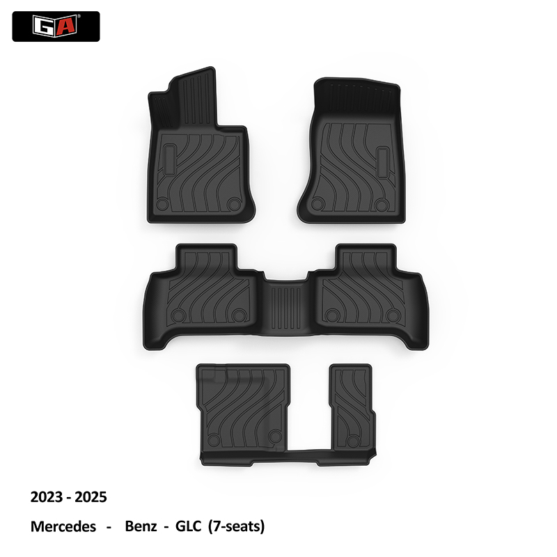 GA OEM Luxury TPE Car Floor Mats for Benz Customization Foot Mat for Car Interior