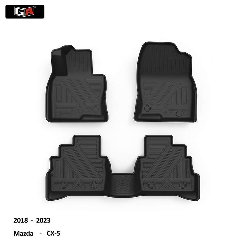 Wholesale Best-selling Car Foot Mats Easy to Clean Car Interior Accessories Car Mats for Mazda
