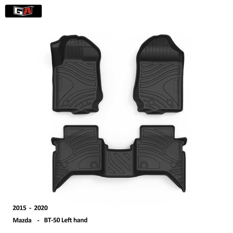 Good Price 3D TPE Car Carpet Floor Mat All Weather Fit for Mazda BT-50 2015-2020