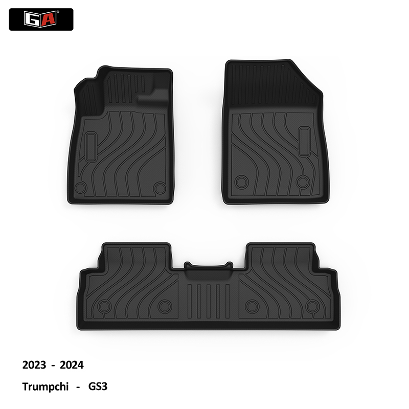 New Design All Weather Car Carpet Mat 3D TPE Anti-slip Waterproof Floor Liners Mat for Trumpchi GS3