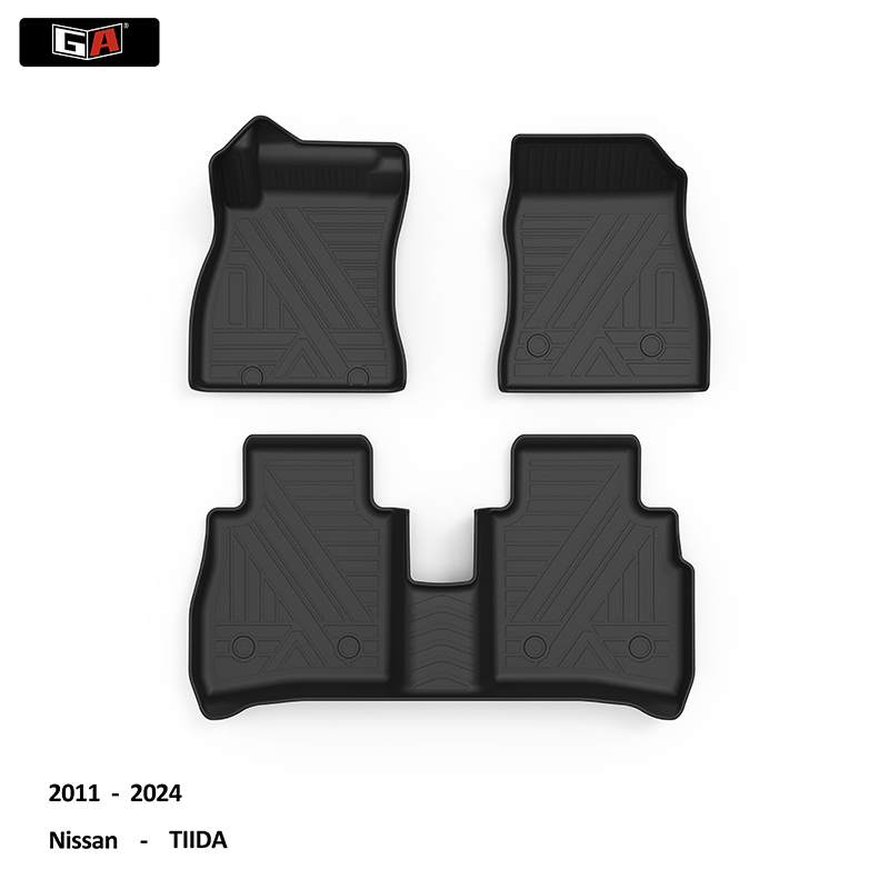 All Weather for Nissan Car Floor Foot Mats 3D Anti slip TPE Car Mat