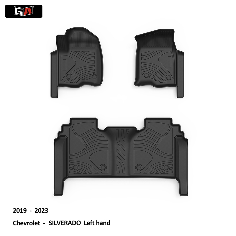 Factory Custom Anti-Slip TPE 3D Car Floor Matting Waterproof Car Carpet Foot Mats for Chevrolet