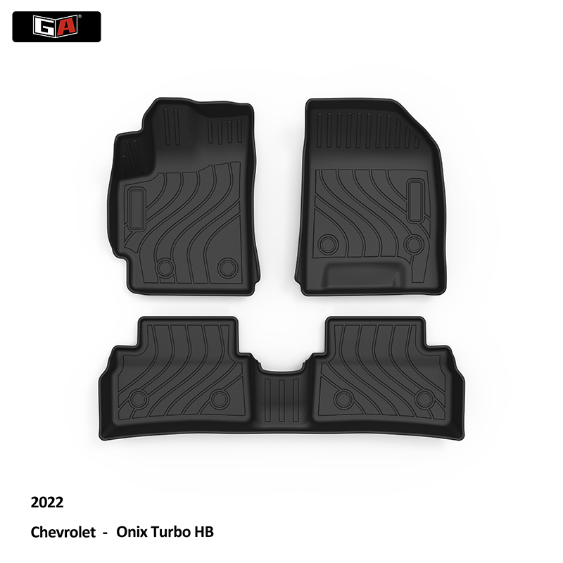 GA Wholesale Eco-friendly Car Floor Mats Custom 3D TPE Non-slip Car Carpet Mats for Chevrolet