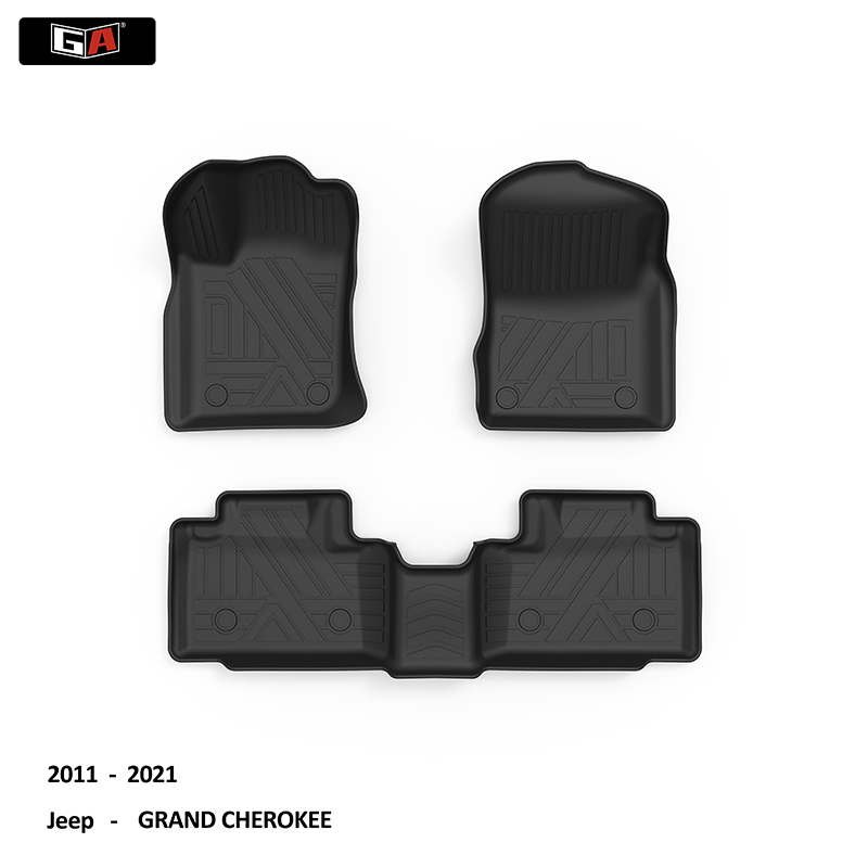GA Universal TPE Auto Foot Mat Material New Style Car Mat All Weather for Jeep
