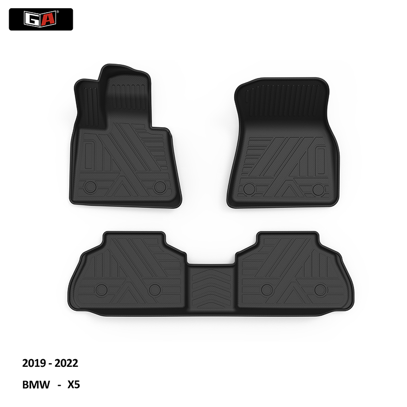 Gorgeous quality Car Mat for BMW 5 Series Car Accessories TPE Black Foot Rest Pads