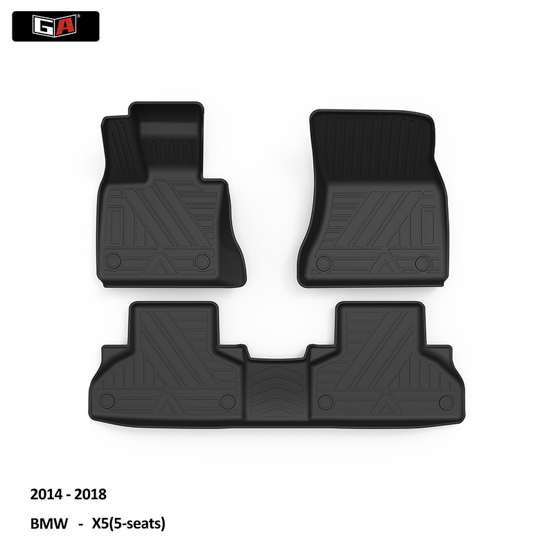 Luxury TPE All Weather 3D Car Floor Mats for BMWX5 (5-Seats) Car Mats Auto Accessories