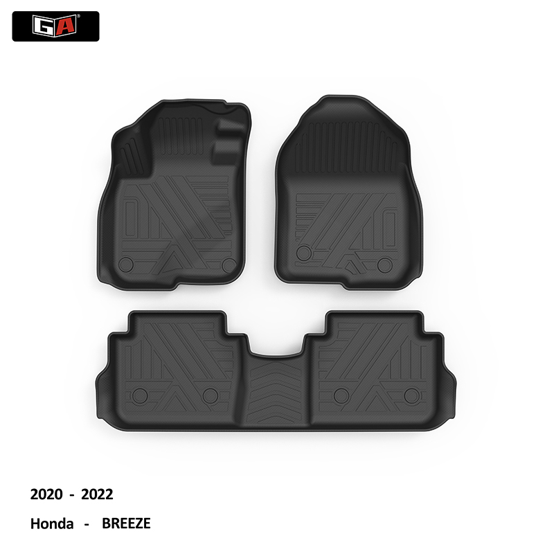 Business Design Style 3D TPE Car Floor Mats Universal Custom Car Foot Mats for Honda BREEZE