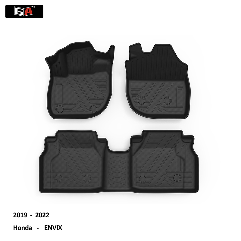 Best Quality  Full Set Car Mat TPE Anti-Slip Car Floor Mat for Honda ENVIX Waterproof Interior