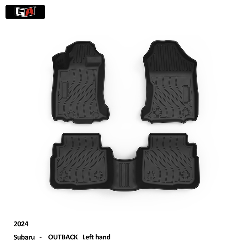 Wholesale Luxury Floor Mats for 2024 Subaru OUTBACK Left Hand   All-Weather Custom Fit TPE Car  Mats