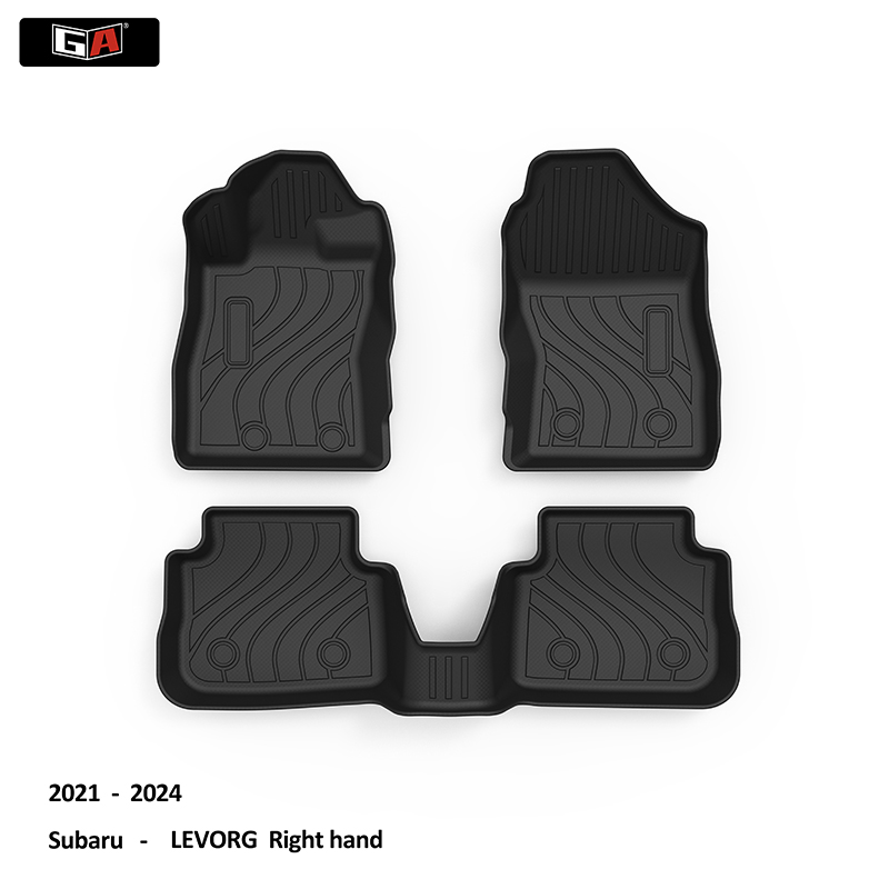Performance All Weather TPE  Floor Mats - 3 Piece Car Foot Mats Automotive Liners for Subaru
