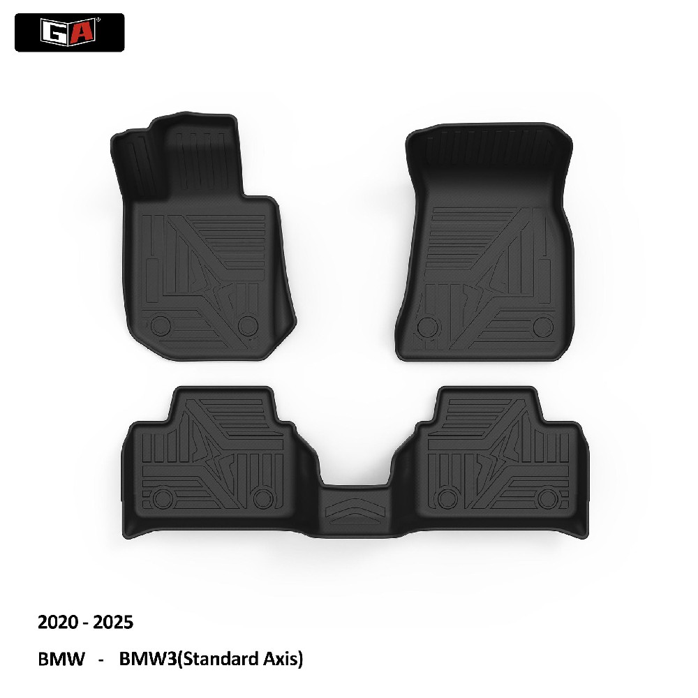 Suitable for BMW3 Car Foot Mat Luxury Black Car Foot Pad TPE High Quality Suit Baby and Older People