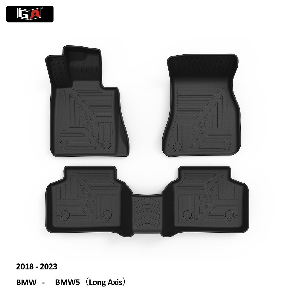 GA Best Price TPE 3D Car Mat  Black Colorful Car Foot Mats for BMW5