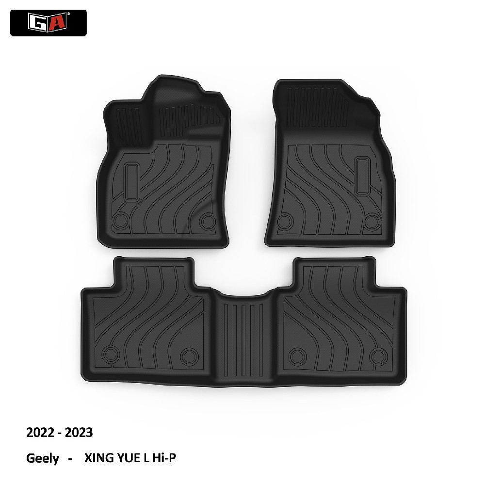Good Quality Tpe Car Floor Mat Carpet Mat Waterproof Non-slip Easy Clean Durable for Geely