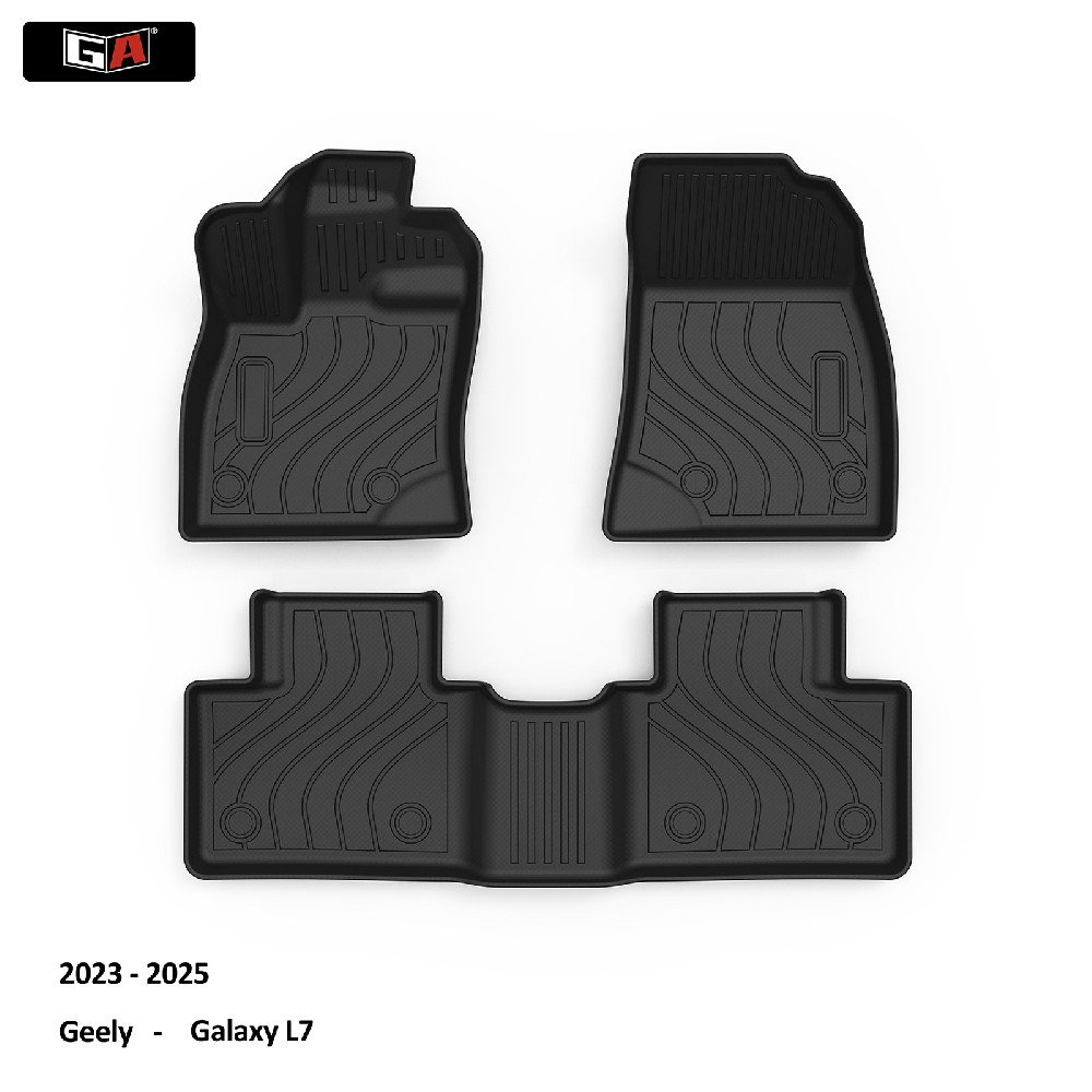 Endurable Universal Anti-dirty Waterproof Car Foot Mat Car Carpet Foot Mat TPE for Geely Galaxy L7