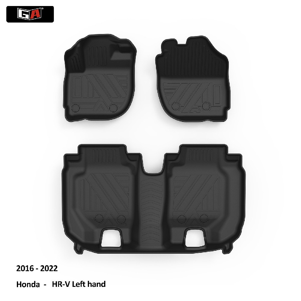 Non-Slip Carpet Mat TPE Environmentally Friendly Materials Car Floor Matting for Honda