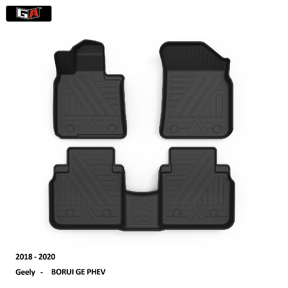 GA Good Quality Wear-resistant 3D TPE Car Interior Floor Mat Auto Custom Mat for Geely