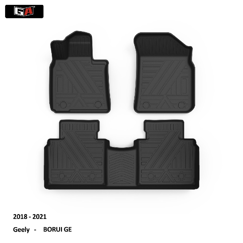 GA Odorless Universal TPE  Car Mat Floor Mats Easy to Clean Non-skids for Geely