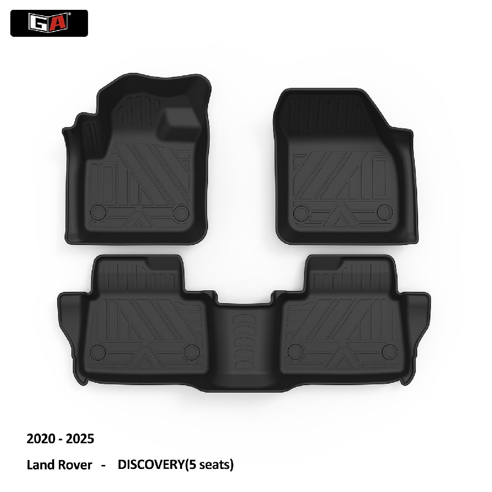 Black Color Car Floor Mat  Car Foot Mat TPE Environmentally Friendly Material for Land Rover