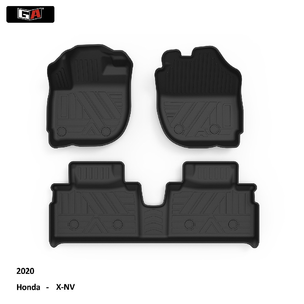 GA Direct Factory Sale Car Floor Mats All Seasons 3D TPE Anti-slip Car Carpet Foot Mat for  Honda