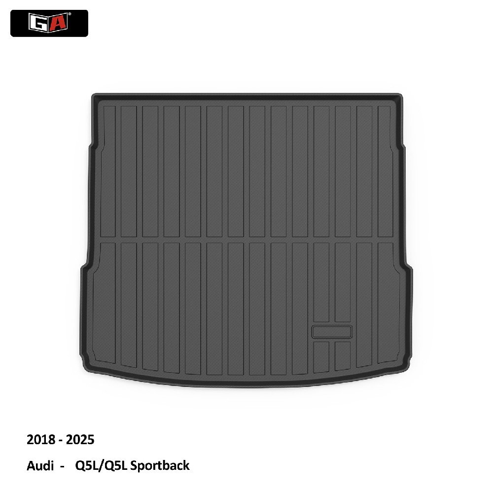 Luxury Best Sale Rear Cargo Liner Mat Use for Audi Q5L Sportback Durable TPE Trunk Mat,Black