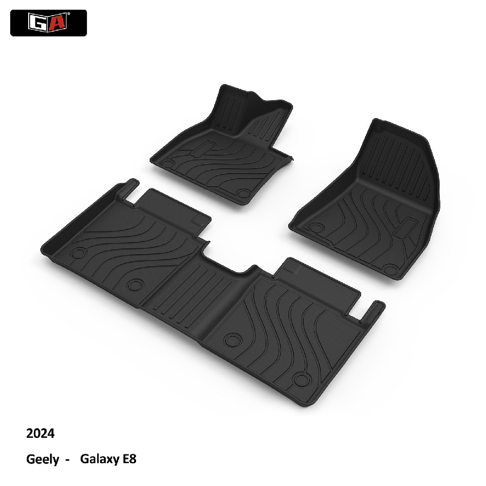 GA Original Car Mats Fit for Geely Galaxy E8 All-weather Waterproof Car Foot Mats and Easy Cleaning