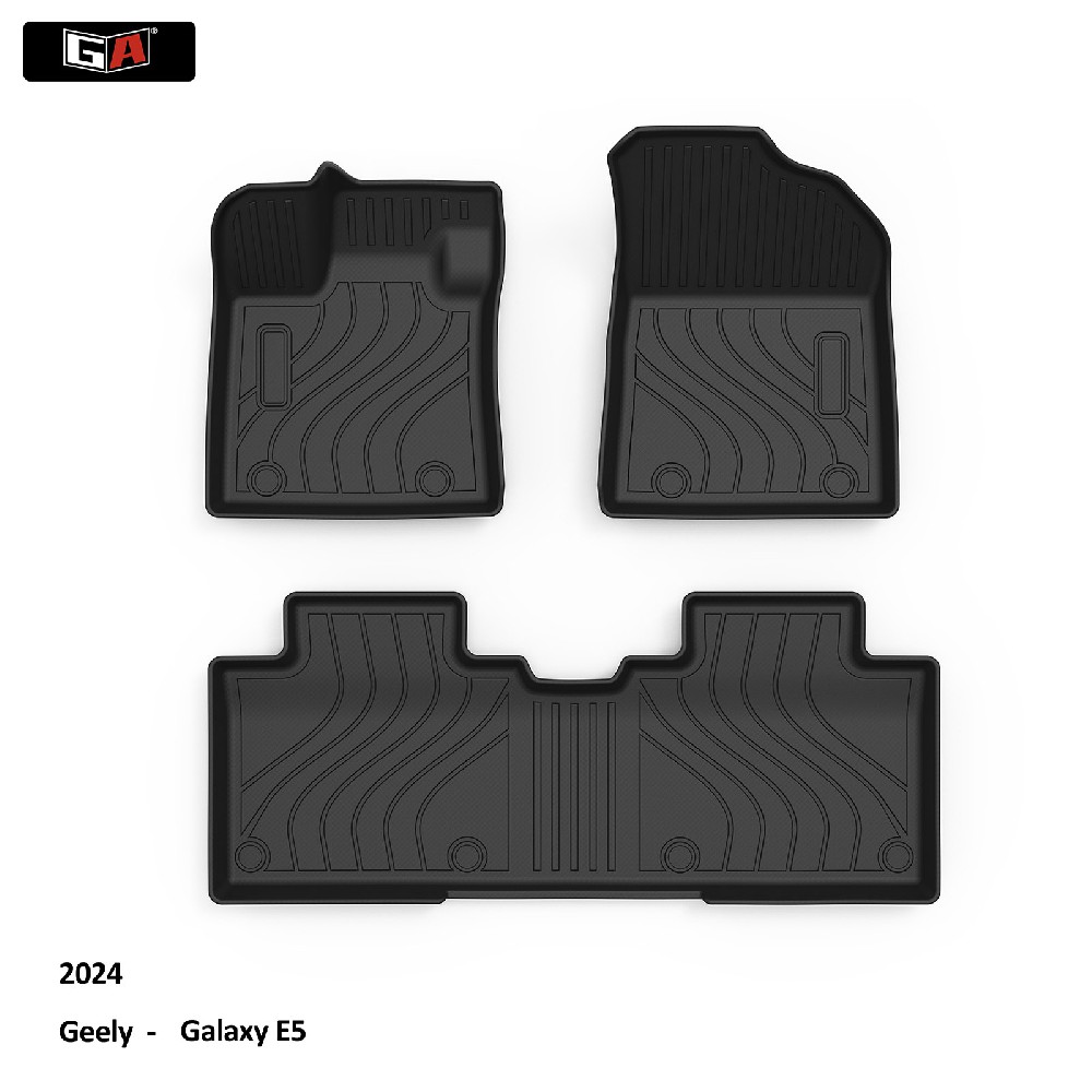 Favorable Price 3 Pieces Car Mat 3DTPE Custom Waterproof Car Floor Mat Use for Geely Galaxy