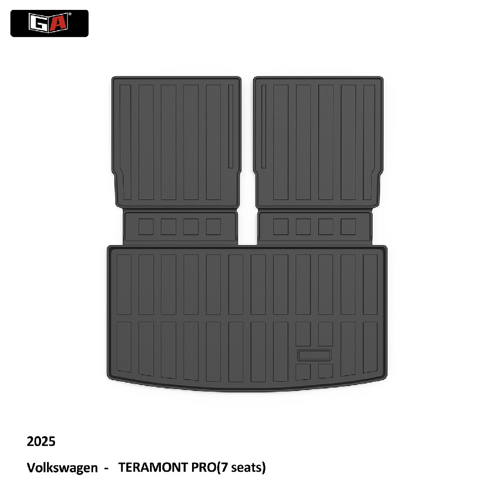 Custom Cleaning Waterproof TPE Car Mats Carpet & Rear Trunk Mats-New Design for Volkswagen