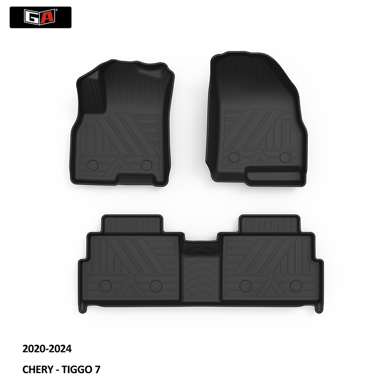 GA All Weather Car Foot Pad Car Floor Foot Mat TPE Carpet Non-slip Mat for CHERY